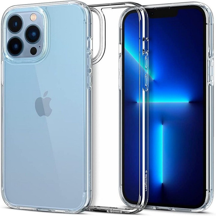 Калъф за Apple iPhone 13 Pro, TPU, Spigen, прозрачен цвят