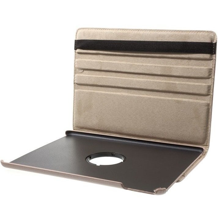 Husa tableta pentru iPad Air 2, XGSM, piele ecologica, rotativa 360°, roz