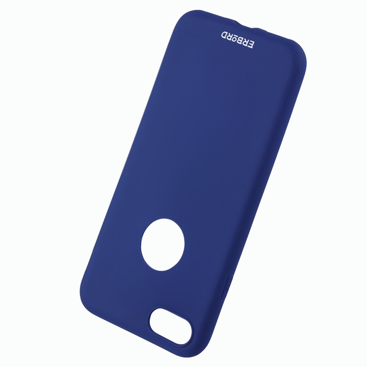 Husa telefon, ERBORD, Soft Gel, mata, albastru inchis, pentru iPhone 7 / 8 / SE 2020 / SE 2022