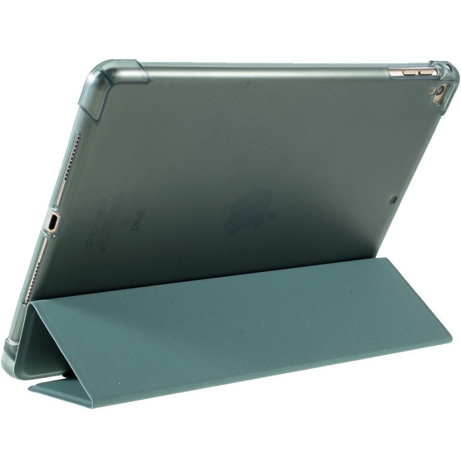 Husa tableta XGSM Tri-fold Stand Case pentru iPad 9.7" 2018/2017/Air 2/Air, verde, functie stand