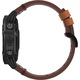 Curea ceas, XGSM, Piele naturala, 22 mm, Pentru Garmin Fenix 5 / 6 / 7, Forerunner 965 / 955 / 945, Maro