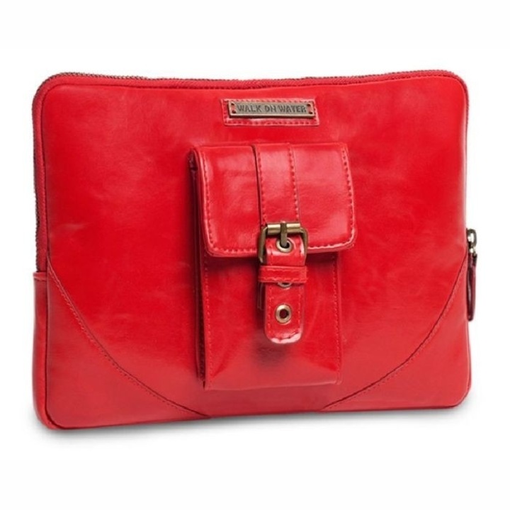 Etui pentru iPad, piele ecologica, rosu, 24.2x18.6x0.9cm, 9.7inch