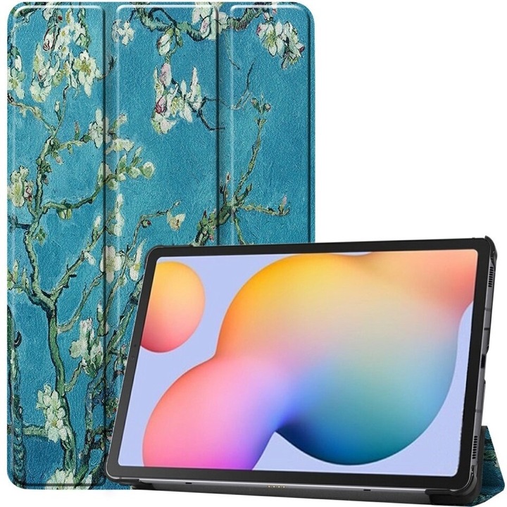 Husa tableta, XGSM, compatibila cu Samsung Galaxy Tab S6 Lite 10.4, mat, protectie optima, functie stand