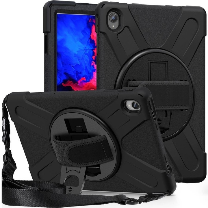 Husa pentru Lenovo Tab P11 TB-J606F / Tab P11 5G, Negru