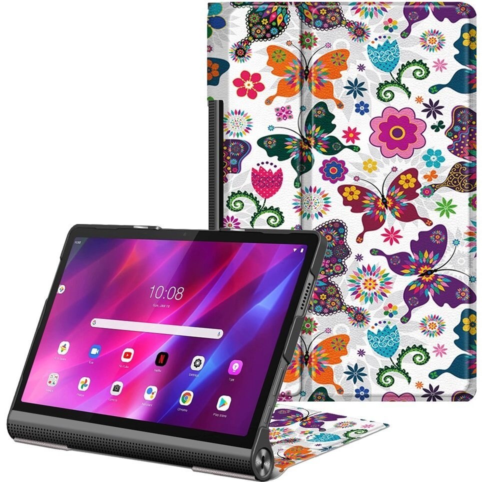 Husa pentru Lenovo Yoga Tab 11 2021 YT-J706X J706 F/L, Fluturi