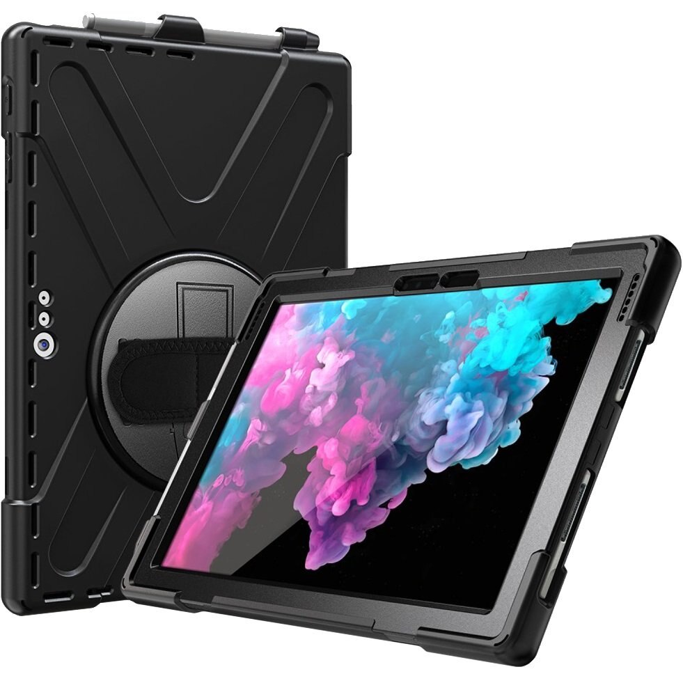 Husa pentru Microsoft Surface Pro 7 / 6 / 5 / 4, Policarbonat, Negru