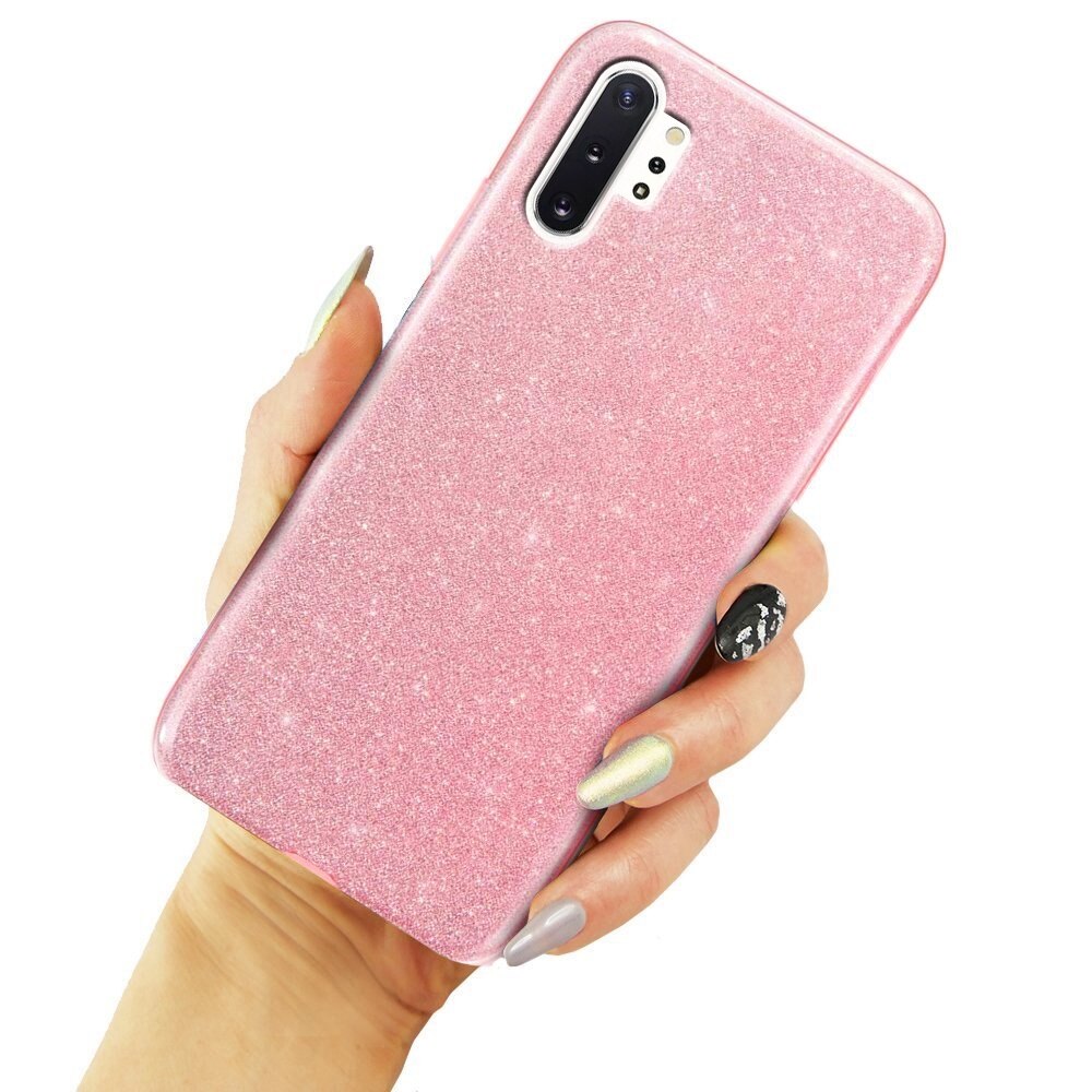 Case Roz Husa telefon, XGSM, Glitter Case, roz, pentru Samsung Galaxy Note 10 ...