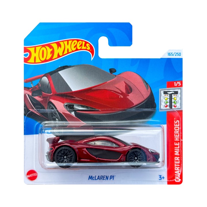 Метална кола Hot Wheels, McLaren P1, 1:64