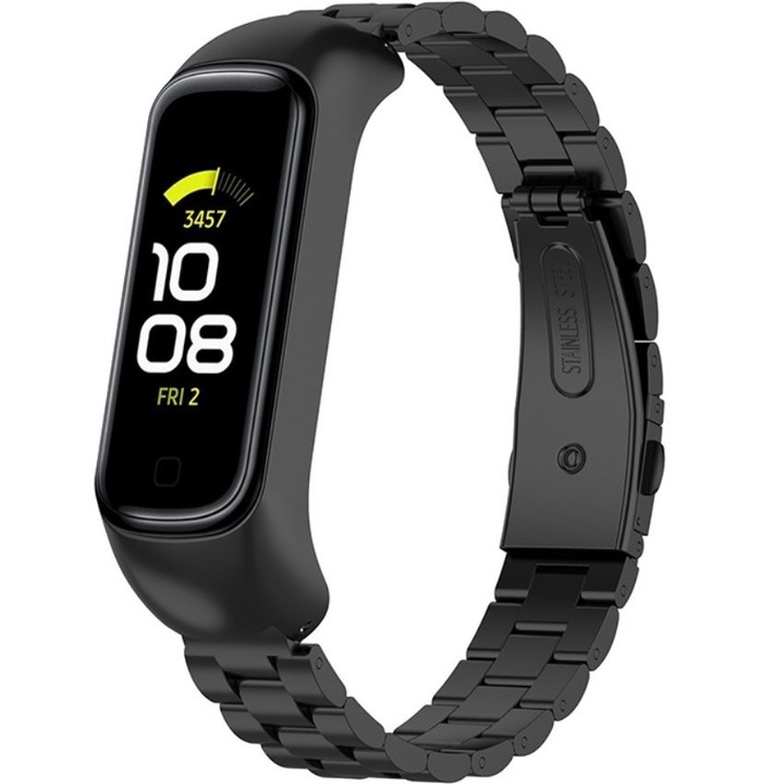 Curea pentru Samsung Galaxy Fit 2 SM-R220, XGSM, Inox, Negru