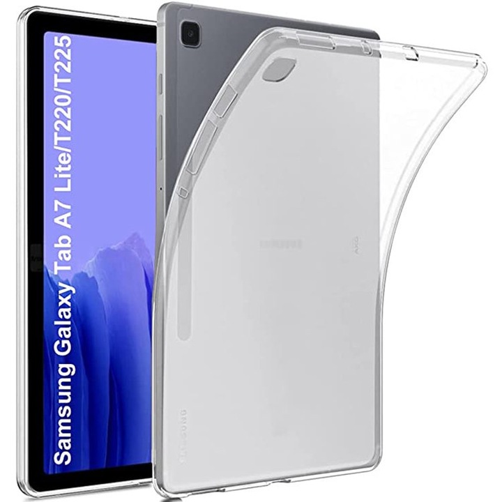 Husa pentru Samsung Galaxy Tab A7 Lite 8.7 T220 / T225, Silicon, transparent