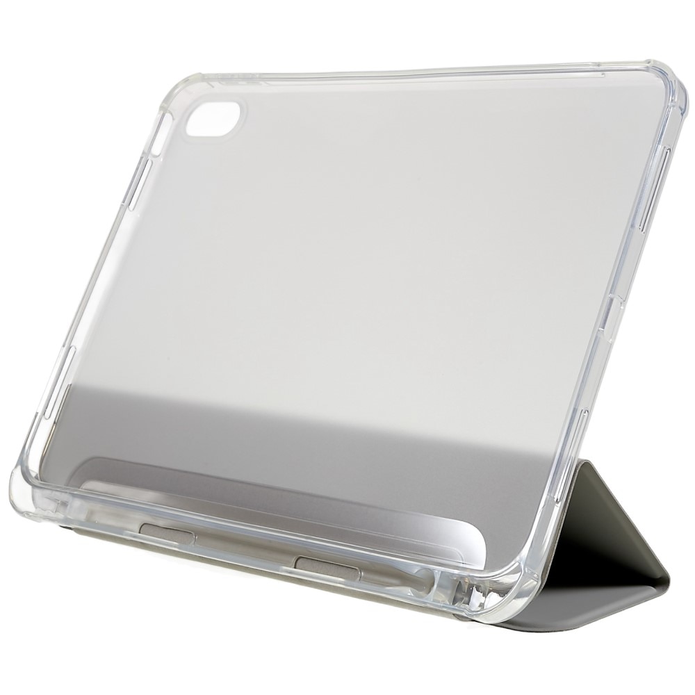 Husa pentru iPad 10.9 2022 (a 10-a generatie), XGSM, cu spatiu pentru un stylus, piele ecologica, gri