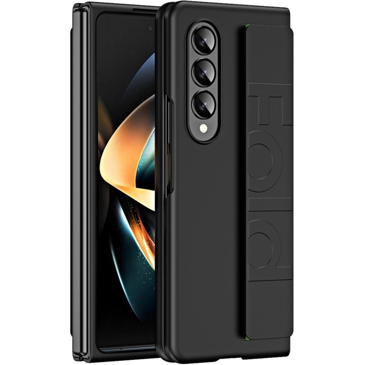 Husa telefon, XGSM, Compatibila cu Galaxy Z Fold4 5G, plastic, negru