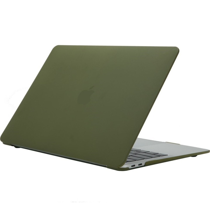 Husa HardShell pentru laptop Macbook Air, XGSM, verde, 13 inch