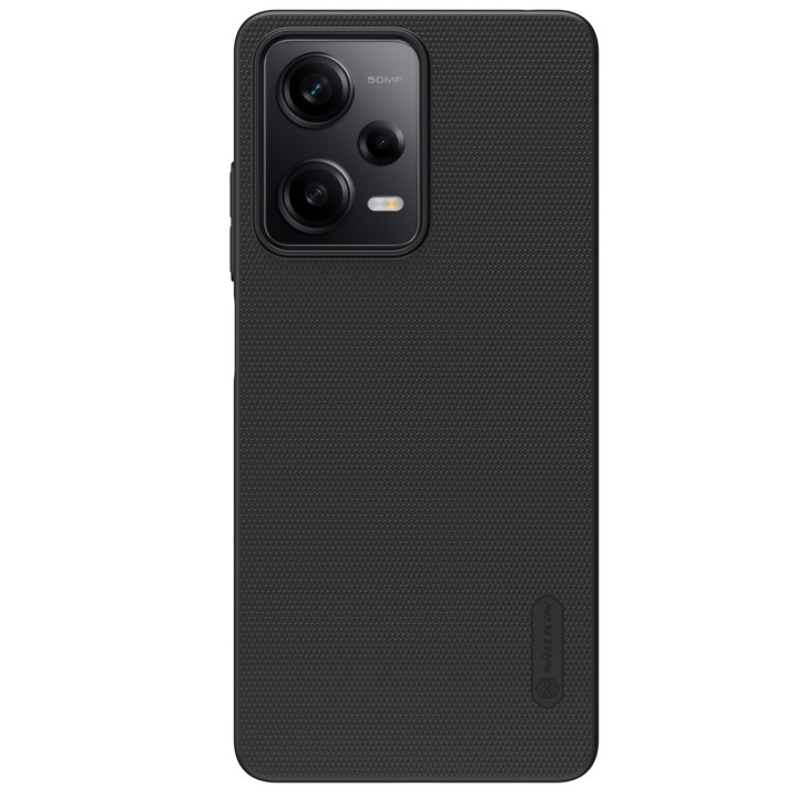 Husa telefon, Nillkin, Super Frosted Shield Case, Compatibil cu Xiaomi Poco X5 Pro 5G, TPU, Negru