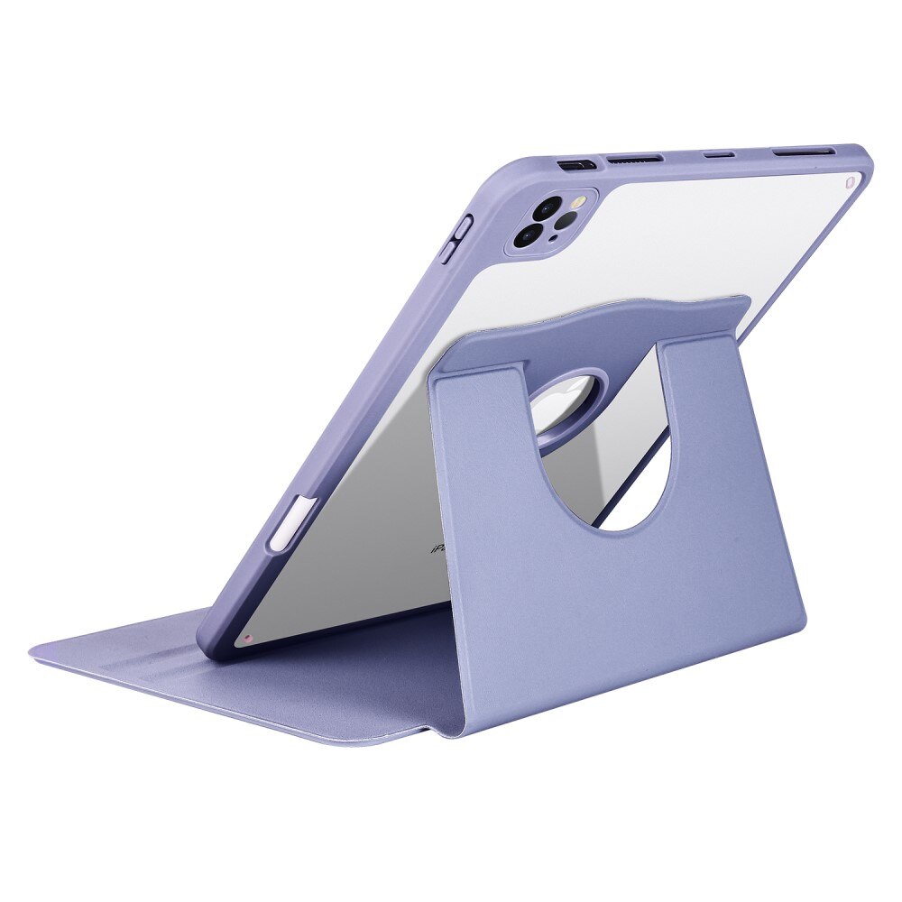 Husa iPad Pro 11" 2020/2021/2022, XGSM, rotativa 360, loc pentru stylus, violet