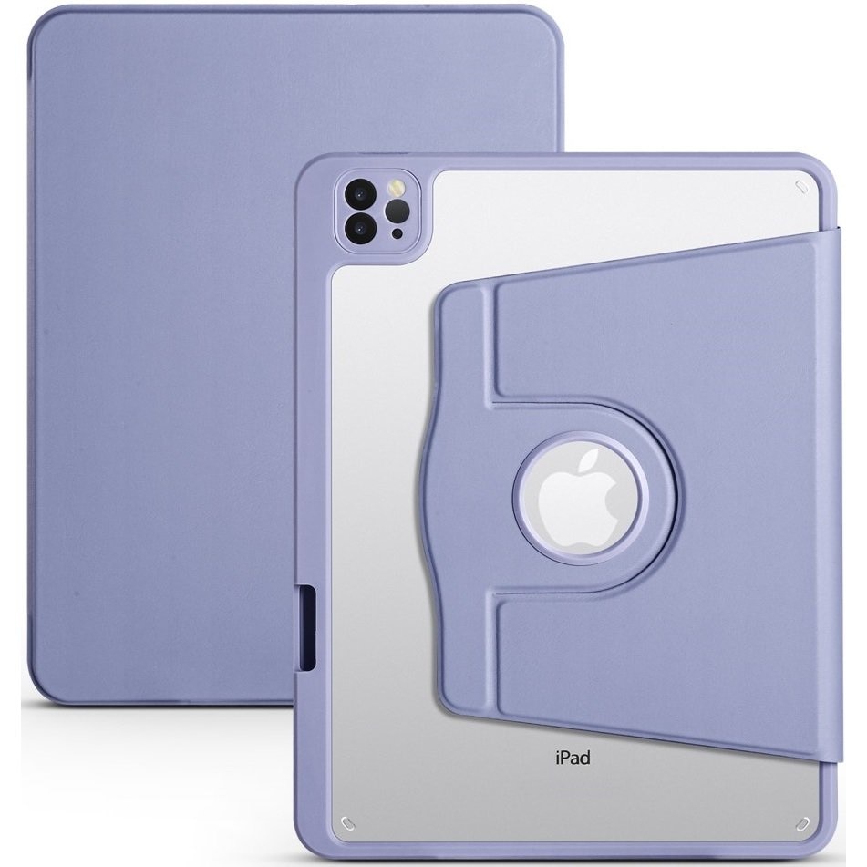 Husa iPad Pro 11" 2020/2021/2022, XGSM, rotativa 360, loc pentru stylus, violet