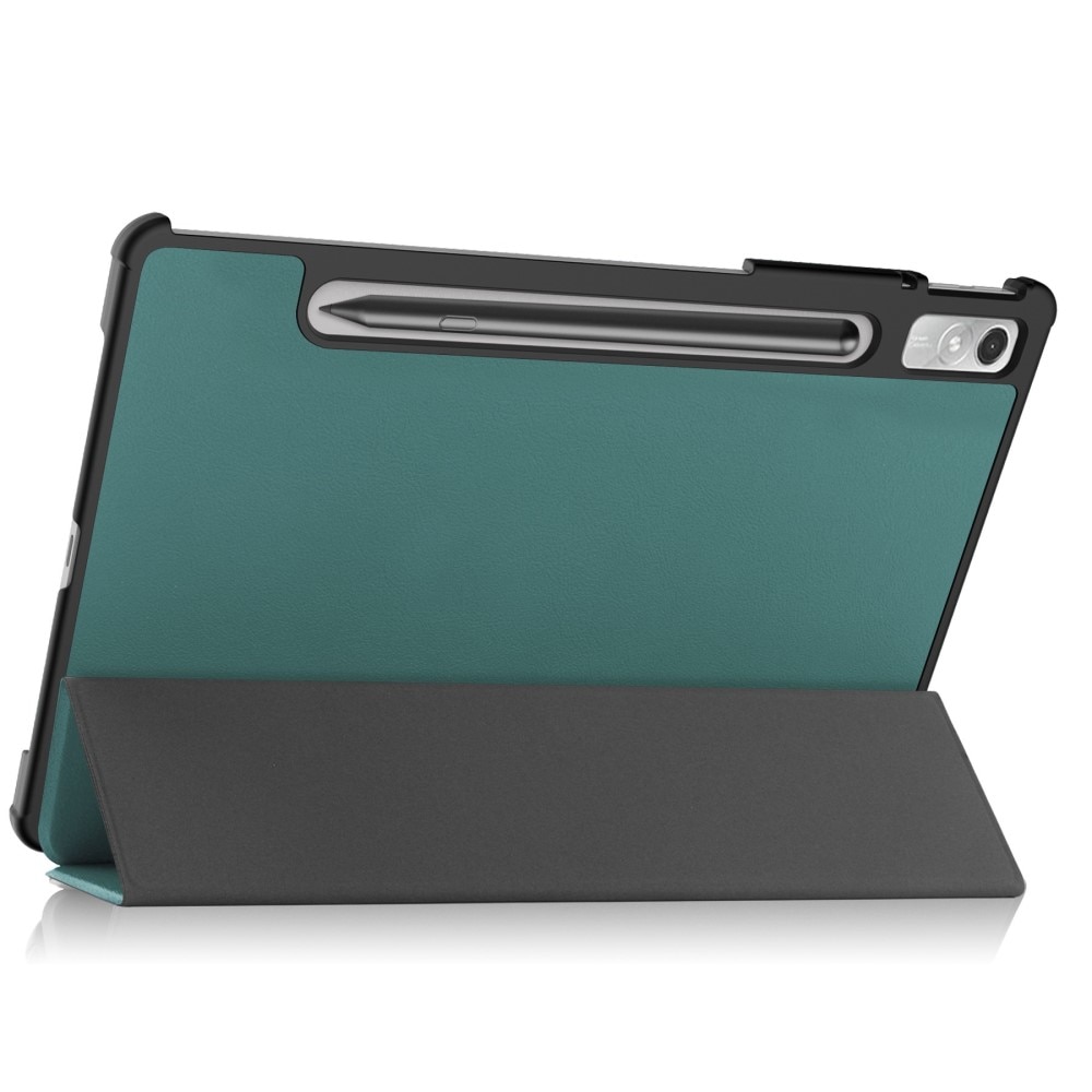 Husa tableta, XGSM, Compatibil cu Lenovo Tab P11 Pro Gen 2, Tri-fold, 11.2", Spatiu stylus, Verde