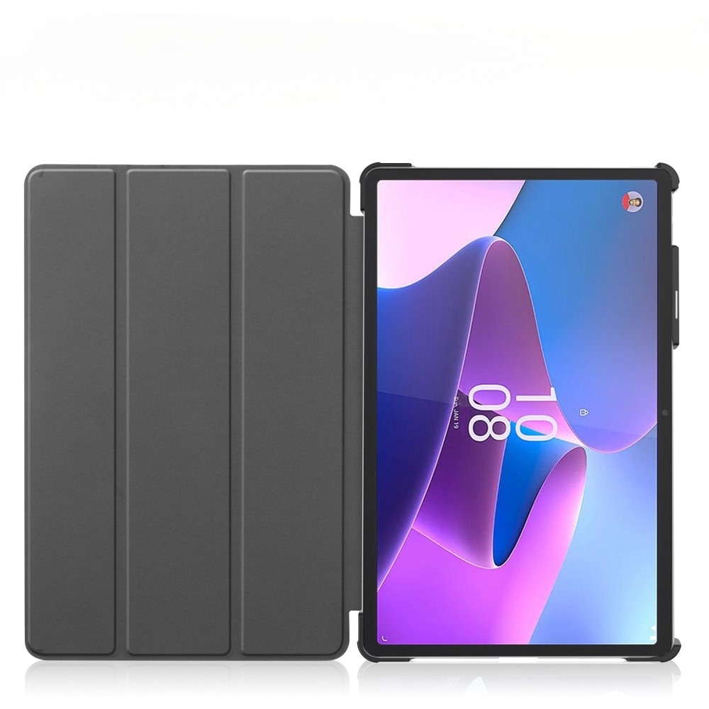 Husa pentru tableta Lenovo Tab P11 Pro Gen 2, XGSM, tri-fold, cu loc pentru pen, negru, 11.2"