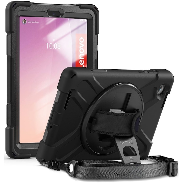 Husa pentru Lenovo Tab M8 Gen 4, blindata, negru