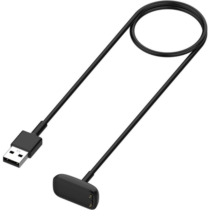Incarcator USB pentru Fitbit Charge 5 / Fitbit Luxe, XGSM, 100cm, negru