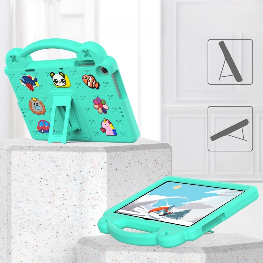 Husa tableta XGSM, Pentru Lenovo Tab M10 10.1 Gen 3, verde, cu suport, modele dragute, EVA