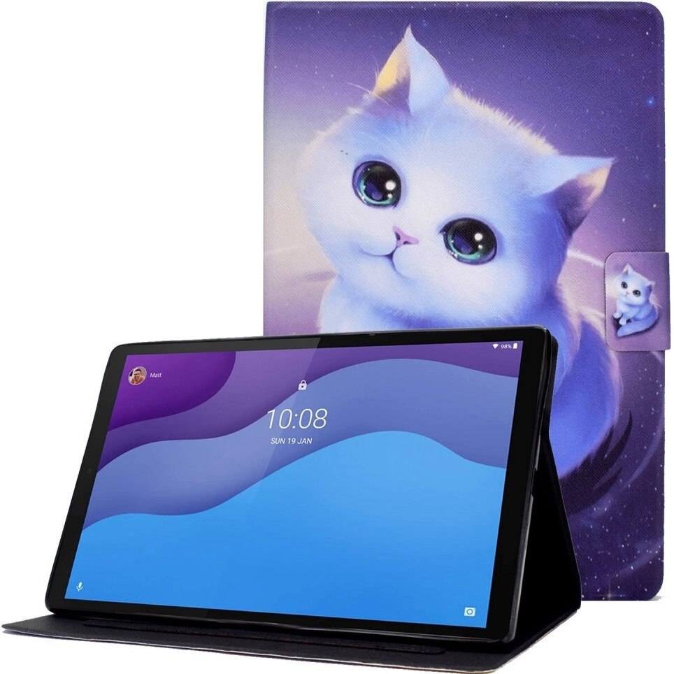Husa tableta XGSM pentru Lenovo Tab M10 (Gen 3) TB-328FU/TB-328XU, cu suport, loc pentru rama, 10.1 inch, negru