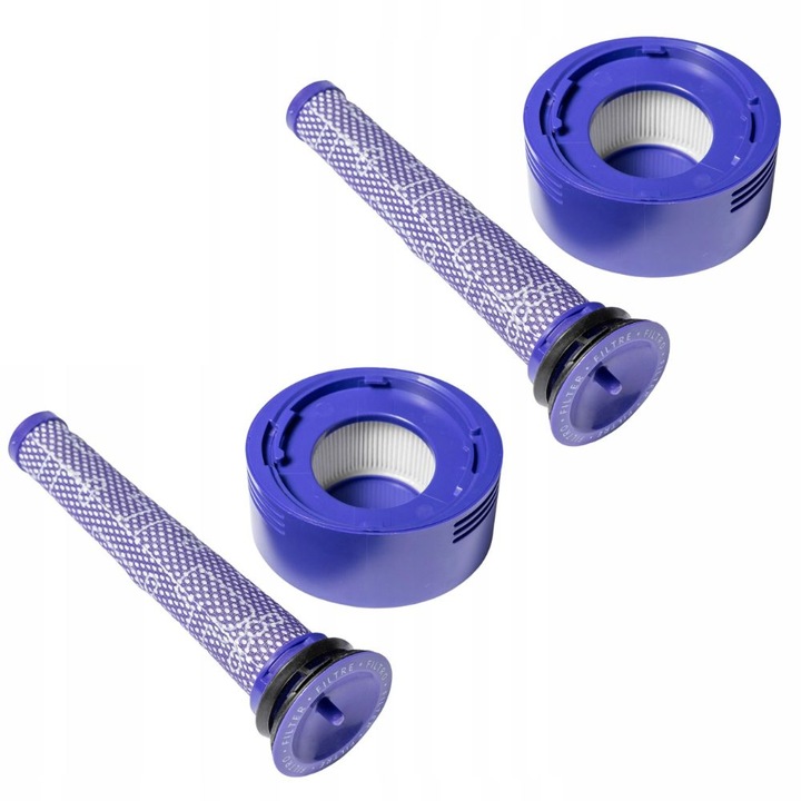 Set Filtre pentru Aspirator Cu Perie Pentru Aspiratoare Dyson Din Seria V7 | V8, Filtru Hepa De Inalta Eficienta, Calitate Superioara A Executiei, 1 Perie Pentru Curatare, Calitate Superioara A Materialelor, 2 Bucati