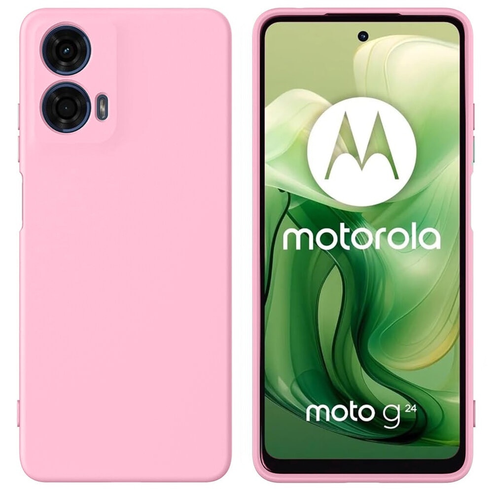 Husa pentru Motorola Moto G24/G24 Power/G04, XGSM, Silicon/TPU, roz