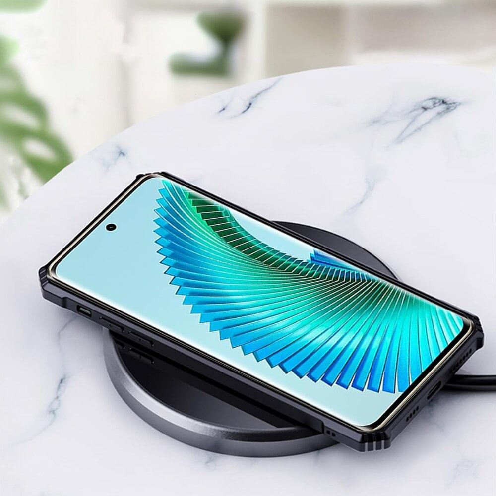 Husa ERBORD pentru Honor Magic 6 Lite 5G, AntiDrop Hybrid, protectie suplimentara, negru/transparent