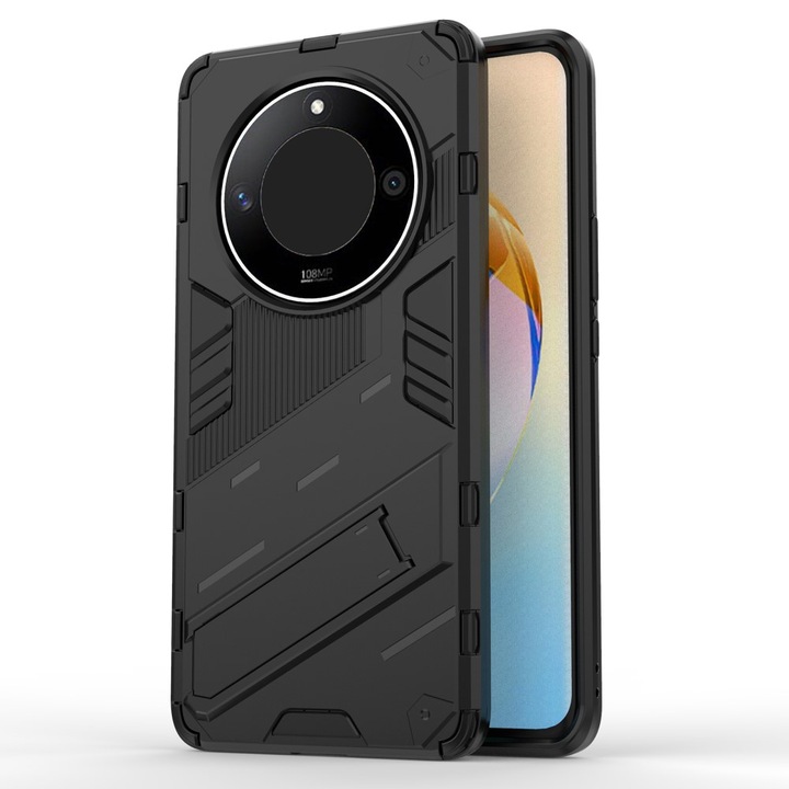 Husa de protectie pentru Honor Magic 6 Lite 5G, Policarbonat, Negru