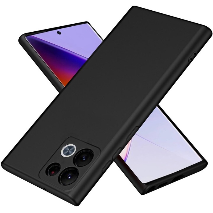 Husa telefon XGSM pentru Infinix Note 40 Pro, TPU, mat, negru