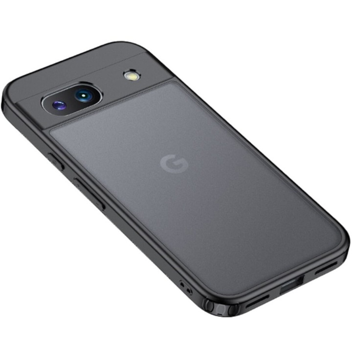 Husa pentru telefon Google Pixel 8, XGSM, Policarbonat/TPU, negru