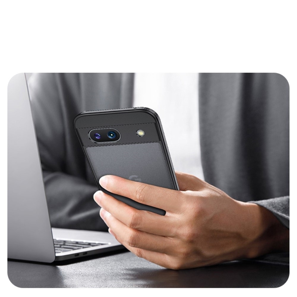 Husa pentru telefon Google Pixel 8, XGSM, Policarbonat/TPU, negru