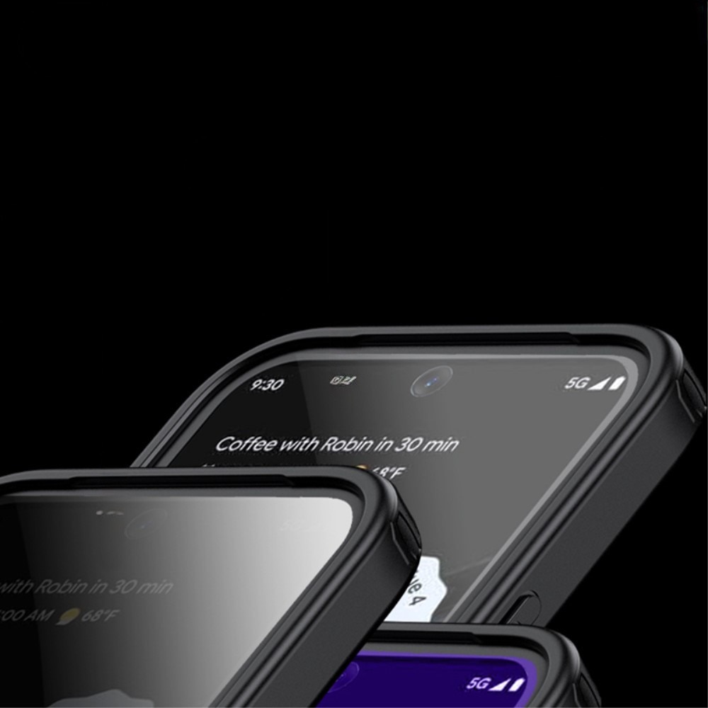 Husa pentru telefon Google Pixel 8, XGSM, Policarbonat/TPU, negru
