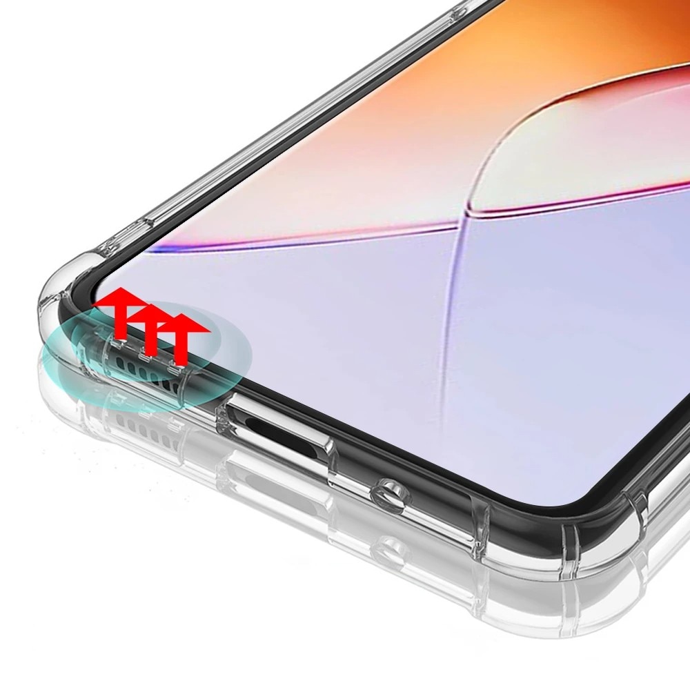 Husa pentru telefon Infinix Note 40 Pro, ERBORD, TPU, transparent, protectie impotriva caderilor