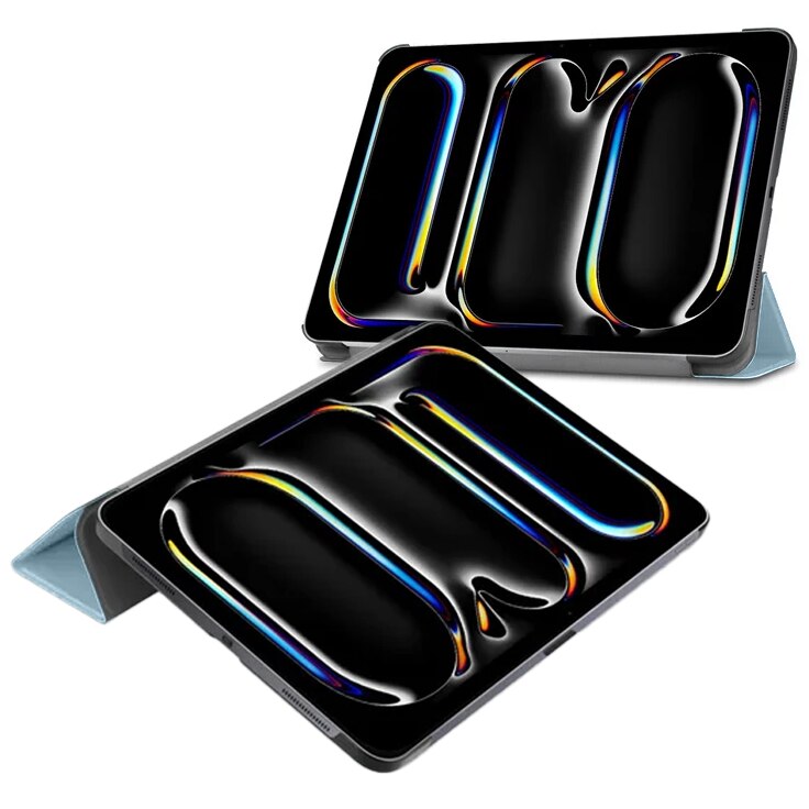 Husa tableta XGSM pentru Apple iPad Pro 13" 7 gen. 2024, albastra, cu functie stand