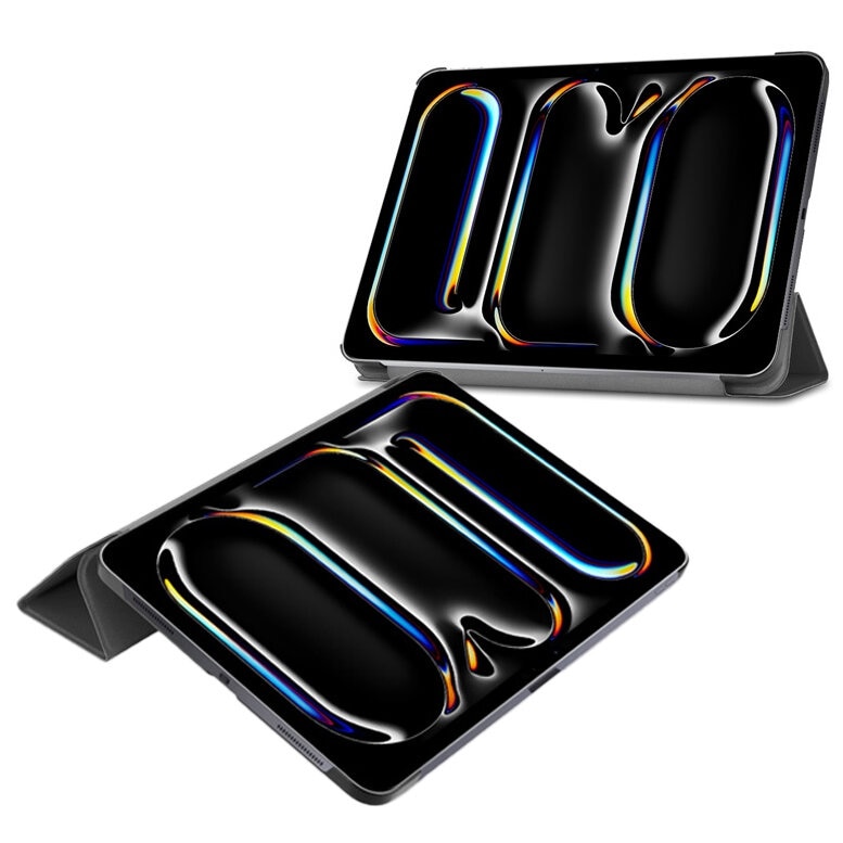 Husa tableta XGSM pentru Apple iPad Pro 13" 7 gen. 2024, neagra, cu functie stand