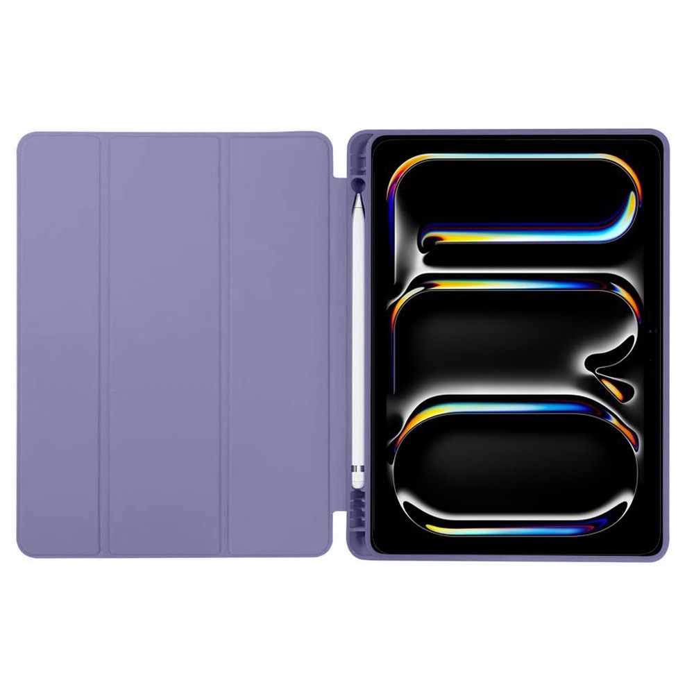 Husa tableta pentru Apple iPad Pro 13", XGSM, cu suport stylus, mov