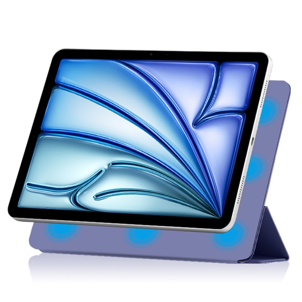 Husa tableta XGSM pentru Apple iPad Air 11" 6, fiolet, magnetic, functie stand