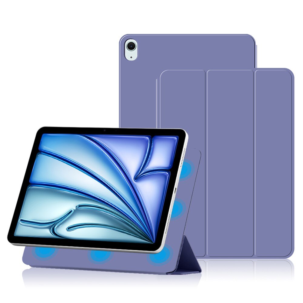Husa tableta XGSM pentru Apple iPad Air 11" 6, fiolet, magnetic, functie stand