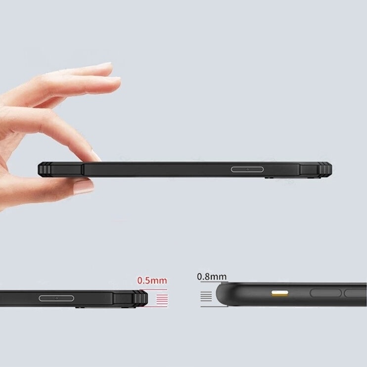 Husa pentru Infinix Note 40 Pro Plus, XGSM, cu placa magnetica, policarbonat, transparenta/neagra