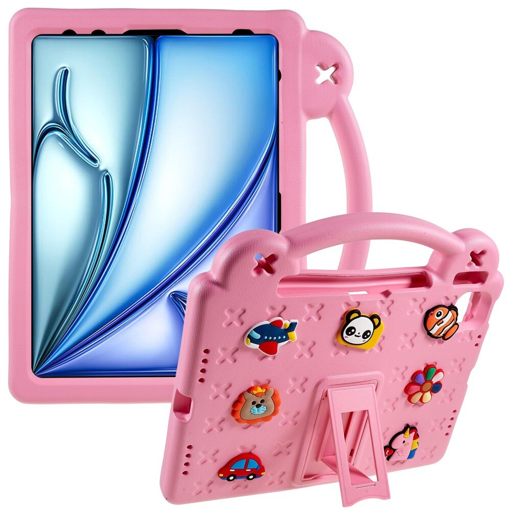 Husa tableta XGSM pentru iPad Air 11" 6 gen. 2024, XGSM, roz, cu suport