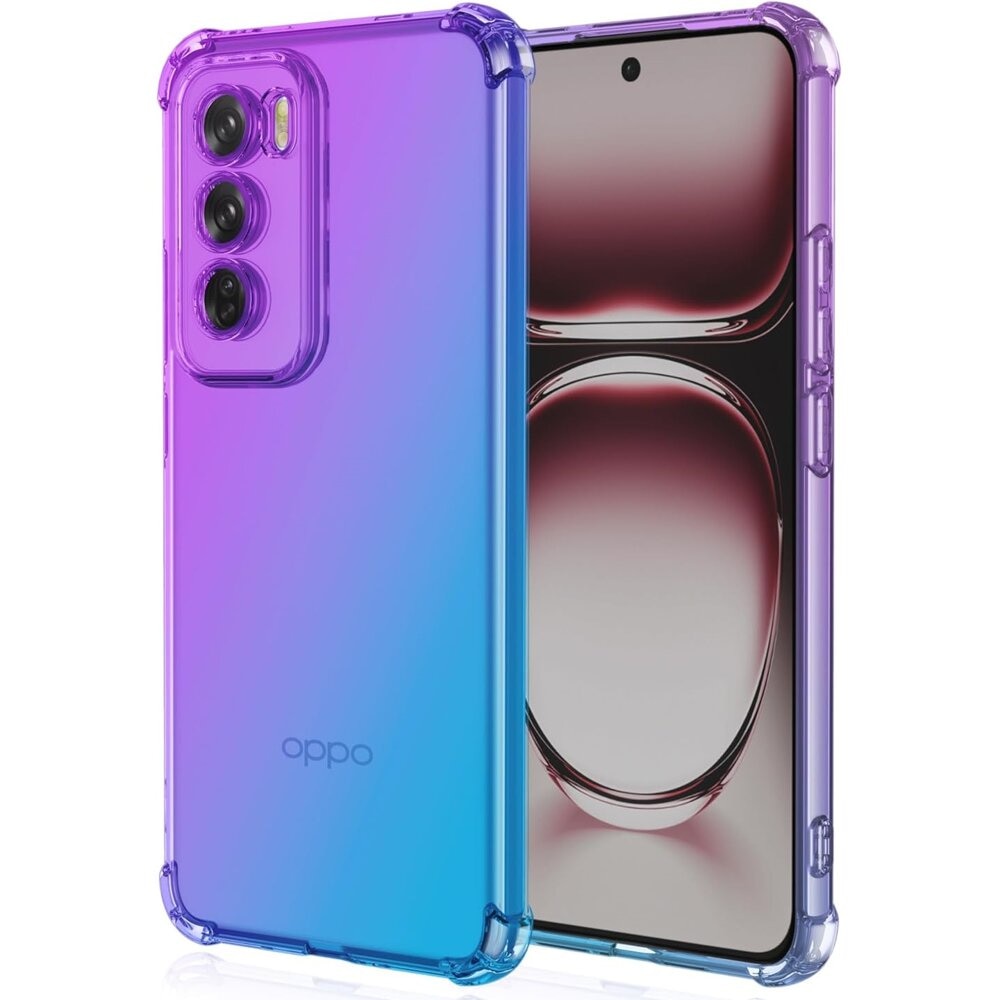 Husa pentru Oppo Reno 12 Pro, XGSM, TPU, violet / Albastru