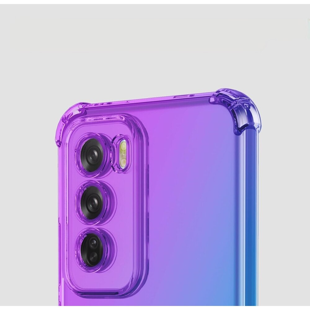 Husa pentru Oppo Reno 12 Pro, XGSM, TPU, violet / Albastru