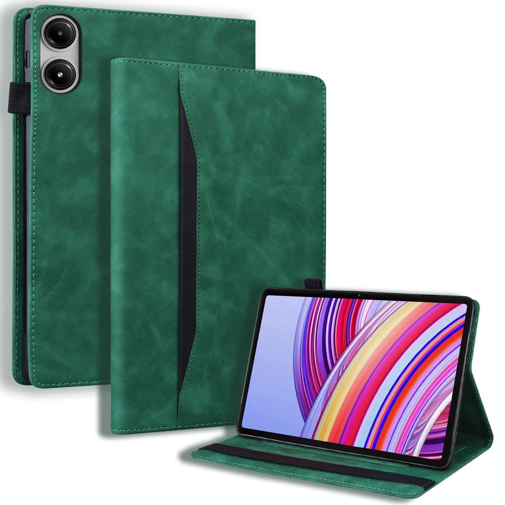 Husa tableta XGSM pentru Xiaomi Redmi Pad Pro, verde, cu functie stand, loc pentru stylus