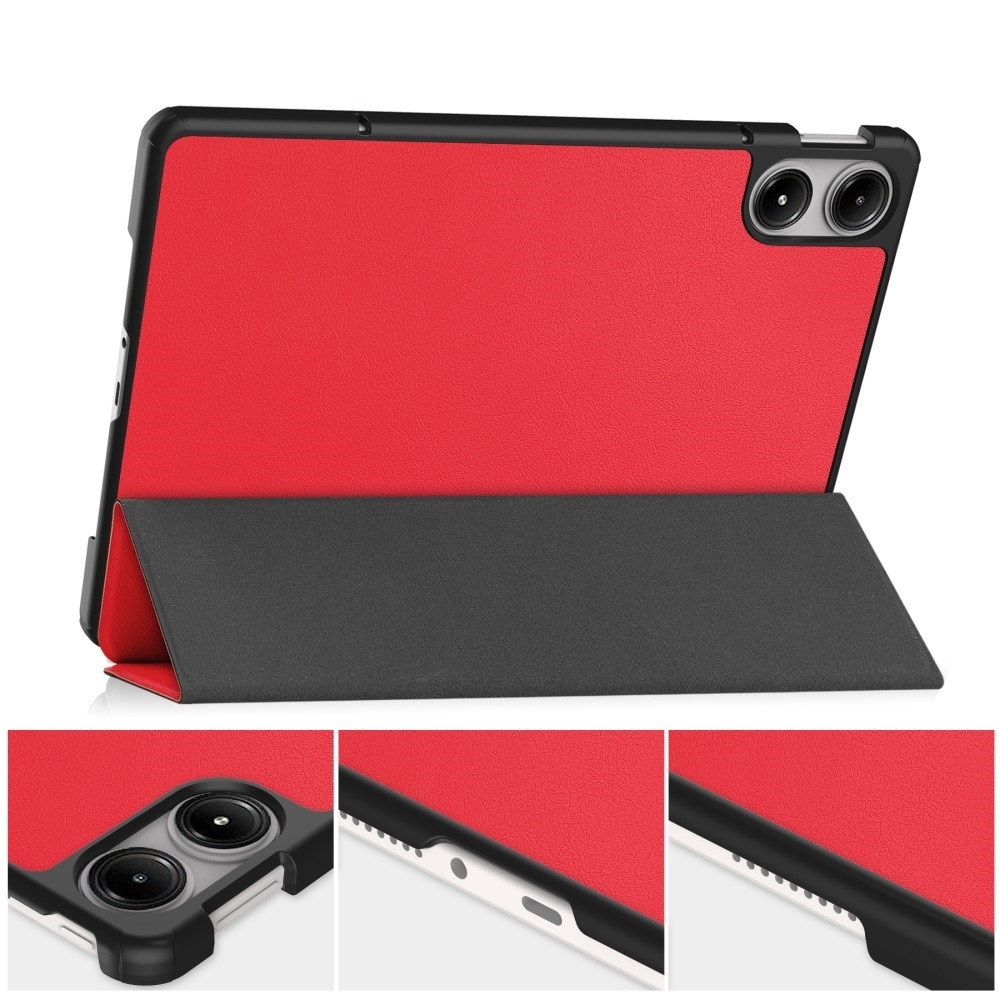 Husa tableta XGSM pentru Xiaomi Redmi Pad Pro, rosie, cu functie de suport, material de calitate