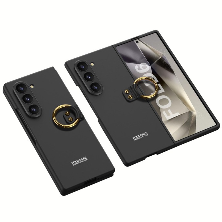 Husa telefon XGSM pentru Samsung Galaxy Z Fold6 5G, Ultra Thin, neagra, protectie ridicata, design subtire