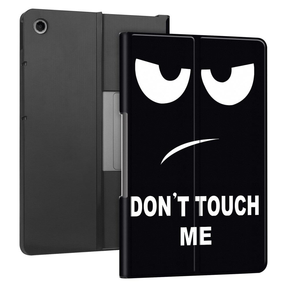 Husa tableta, XGSM, pentru Lenovo Tab Plus, don't touch me, cu functie stand