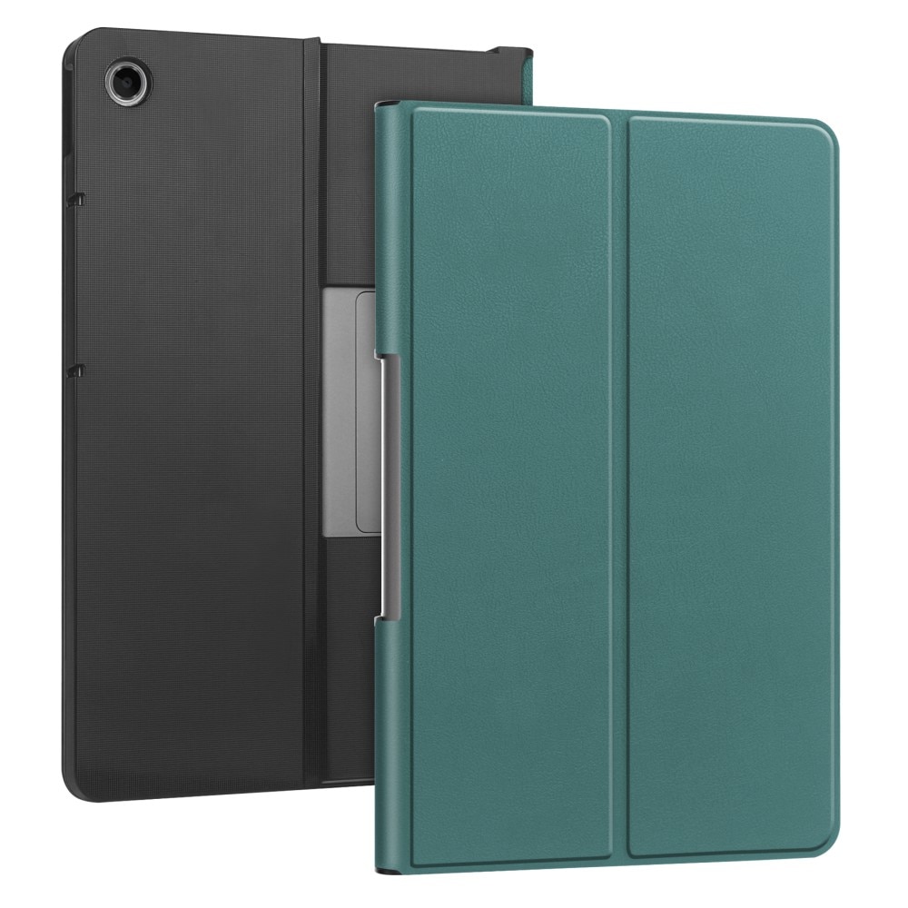 Husa tableta XGSM pentru Lenovo Tab Plus, verde, cu functie de suport, usoara, tripla