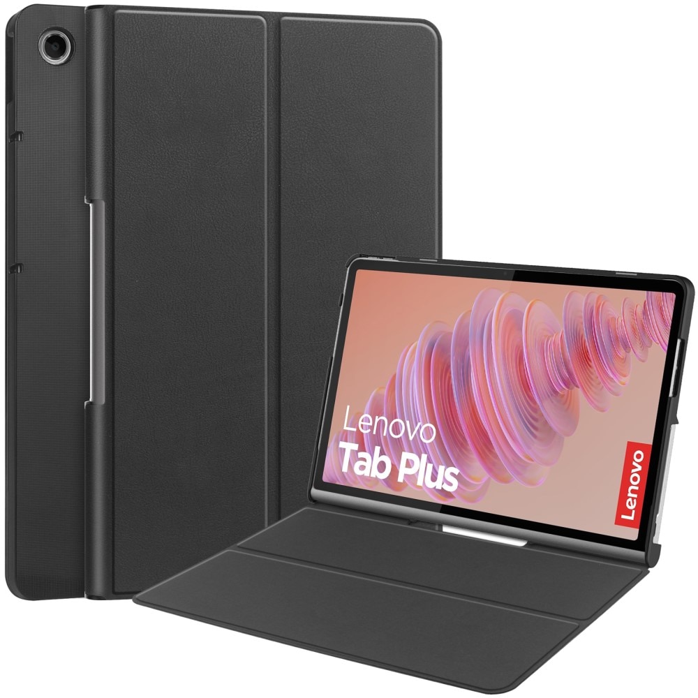 Husa tableta XGSM pentru Lenovo Tab Plus, neagra, cu functie de suport